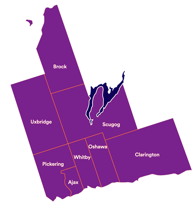 Durham Region Map