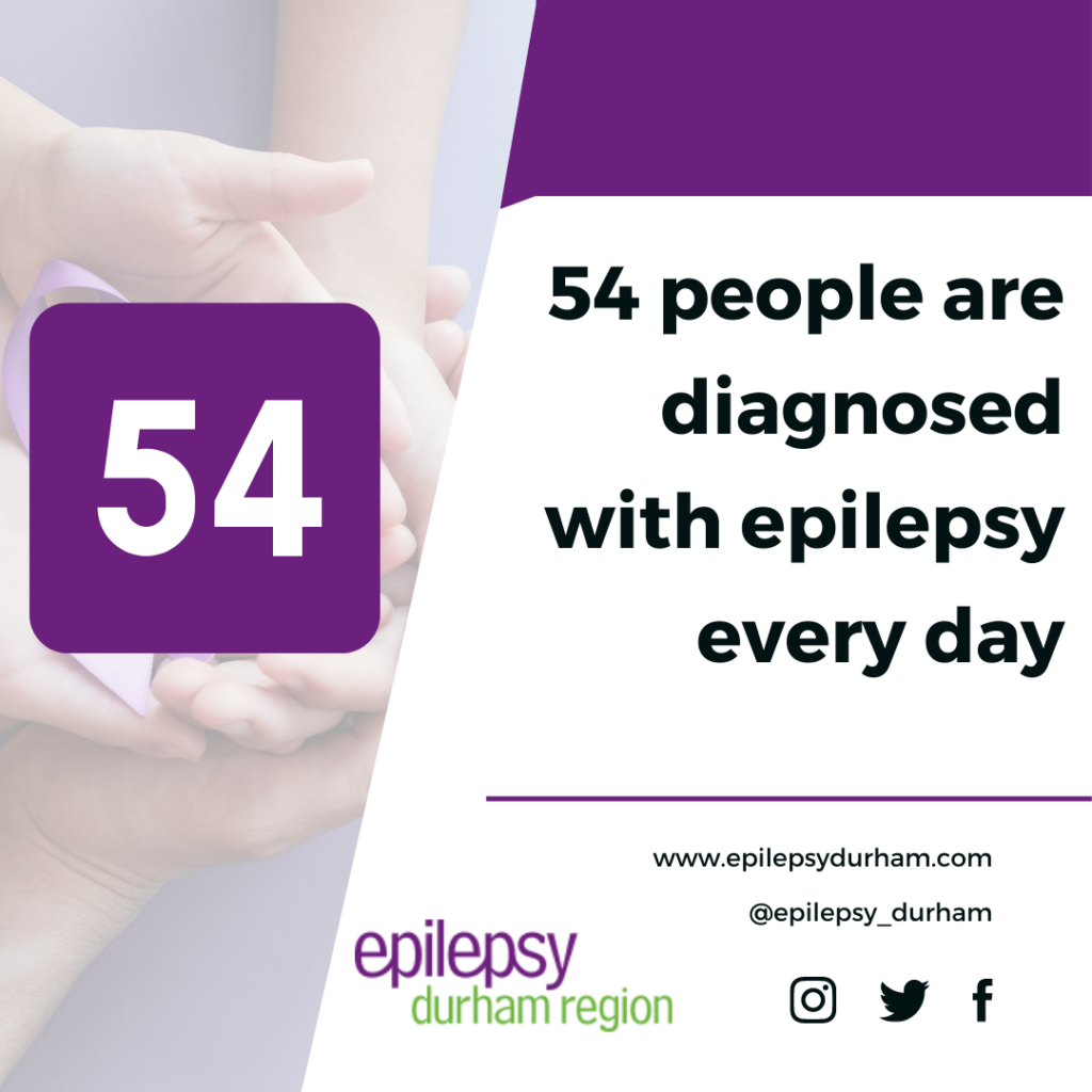 54 people are diagnosed with epilepsy every day